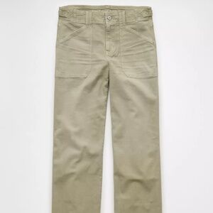Stretch High-Waisted Stovepipe Pant - Brown - 6  *COVER PHOTO IS DIFFERENT WASH